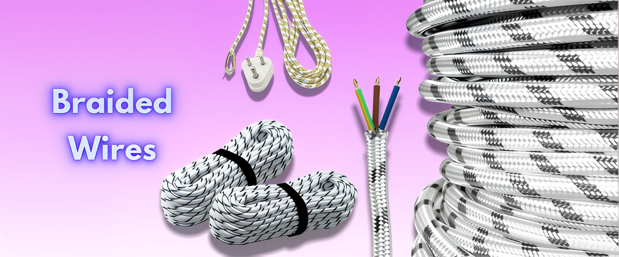 Product kekable braided wires
